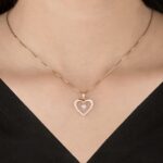 Heart-in-Heart Diamond Pendant - Image 2