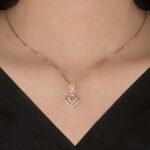 Floral Lace Diamond Pendant - Image 2
