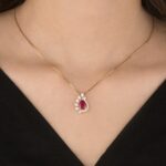 Regal Ruby Flare Pendant - Image 2