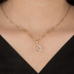 Radiant Bloom Oval Diamond Pendant - Image 2