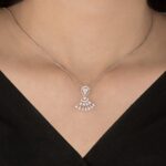 Celestial Fan Diamond Pendant - Image 2