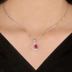 Radiant Heart Diamond Pendant - Image 2