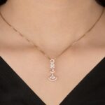 Tiered Art Deco Fan Pendant - Image 2
