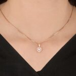Eternal Heart-in-Heart Halo Pendant - Image 2