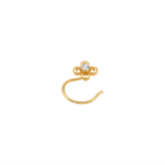0.03 ct Fancy Flower Wired Diamond Nosepin