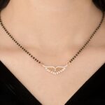 Modern Wing Design Diamond Mangalsutra for Women (Daily Wear) - Image 2