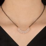 Floral Vine Diamond Mangalsutra - Image 2