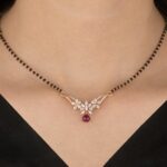 Ruby Bloom Diamond Mangalsutra Pendant - Image 2