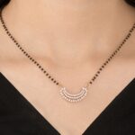 Royal Arc Diamond Fringe Mangalsutra Pendant - Image 2