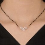Infinity Bloom Diamond Mangalsutra Pendant - Image 2