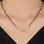Floral Vine Diamond Mangalsutra Pendant - Image 2