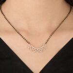 Classic Arc Diamond Mangalsutra Pendant - Image 2