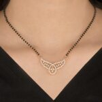 Regal Filigree Diamond Mangalsutra Pendant - Image 2