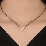 Lotus Trilliance Diamond Mangalsutra Pendant - Image 2