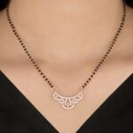 Heritage Filigree Diamond Mangalsutra Pendant - Image 2