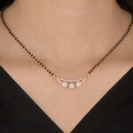 Petal Grace Diamond Mangalsutra Pendant - Image 2