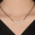 Royal Vine Diamond Mangalsutra Pendant - Image 2