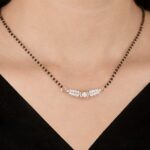 Celestial Bloom Diamond Mangalsutra Pendant - Image 2