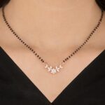 Blossom Arc Diamond Mangalsutra Pendant - Image 2