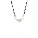 Blossom Arc Diamond Mangalsutra Pendant