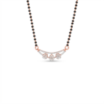 Petal Grace Diamond Mangalsutra Pendant