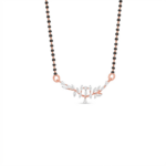 Floral Vine Diamond Mangalsutra Pendant