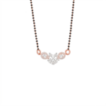 Infinity Bloom Diamond Mangalsutra Pendant