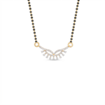 Twin Leaf Sparkle Mangalsutra