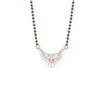 Feather Drop Diamond Mangalsutra