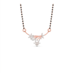 Crescent Bloom Diamond Mangalsutra