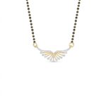 Modern Wing Design Diamond Mangalsutra for Women (Daily Wear)