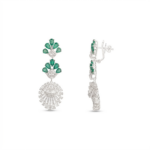 Forest Drop Chandelier - Hanging Diamond Earrings - Image 3