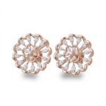 Floral Radiance Diamond Studs - Image 2