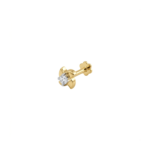 0.05 ct Fancy Flower Screw Diamond Nosepin