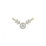 Elegant Floral Diamond Mangalsutra Pendant