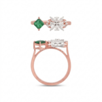 Green Bloom Diamond Ring - Image 3