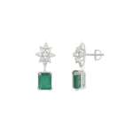 Marquise Star Drop Earrings - Image 2