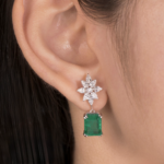 Marquise Star Drop Earrings - Image 3