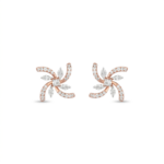 Radiant Pinwheel Blossom Earrings