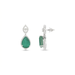 Pear-Drop Elegance Earrings - Image 2