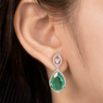Pear-Drop Elegance Earrings - Image 3