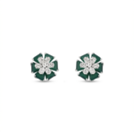 Geometric Blossom Stud Earrings