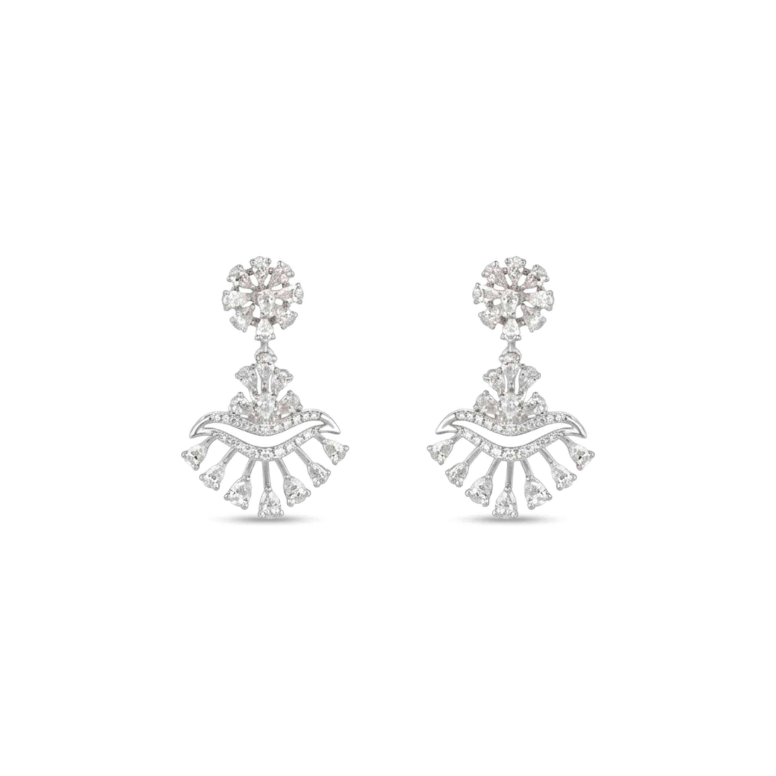 IMG_9241.PNG Celestial Diamond Chandelier Earrings - Image 1