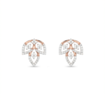 Floral Lattice Stud Earrings