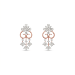 Petal Diamond Chandelier Drop Earrings