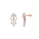 Petal Diamond Chandelier Drop Earrings - Image 2