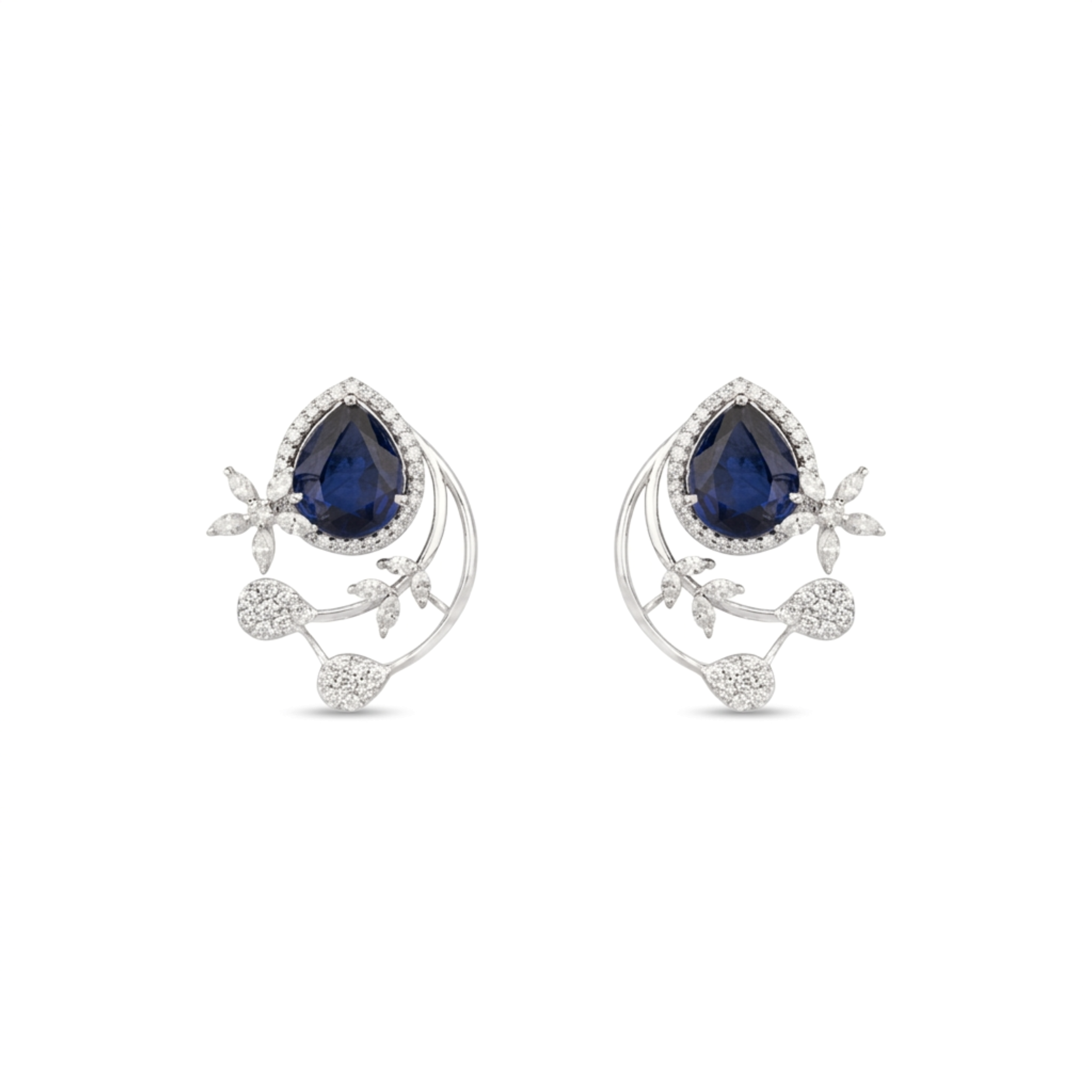 IMG_9285 The Midnight Petal Stud Earrings - Image 1
