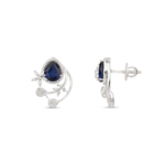 The Midnight Petal Stud Earrings - Image 2