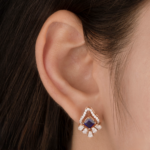 Azure Majesty Stud Earrings - Image 3