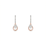 Dual Tone Marquise Bloom Drops